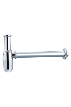 Sifão oval cromado SCL001 IMEX para lavatório e bidé