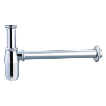 Sifão oval cromado SCL001 IMEX para lavatório e bidé