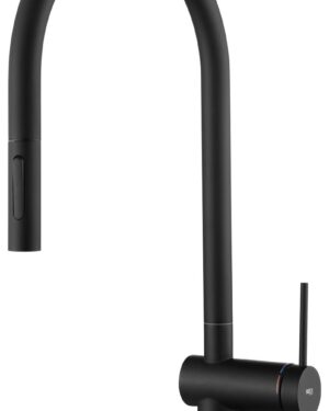 Monocomando cozinha extensível preto