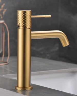 Torneira dourada para lavatório Imex Génova