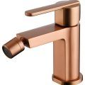 Torneira bidé ouro rosa escovado Roma
