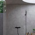 Torneira termostática preta para duche Monza