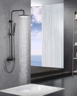 Conjunto de duche Imex Art Black Gun Metal