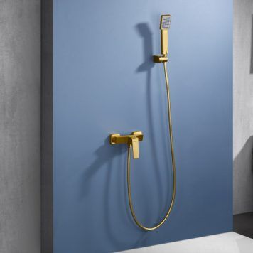Torneira misturadora duche cor ouro Art
