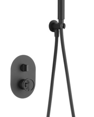 Chuveiro para teto Vesúvio preto