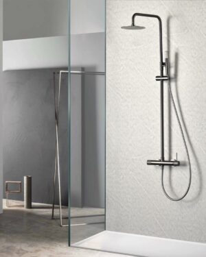 Rampa de duche Line Black Gun Metal