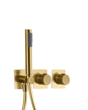 Chuveiro termostático de teto NEPAL dourado