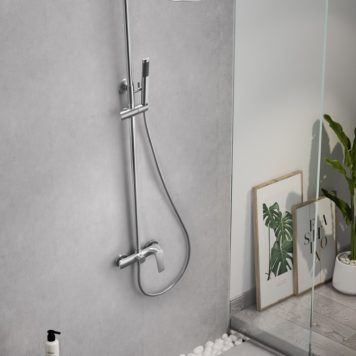 Chuveiro inox S316 DELOS