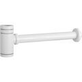 Sifão branco mate SCL002/BL IMEX para lavatório e bidé