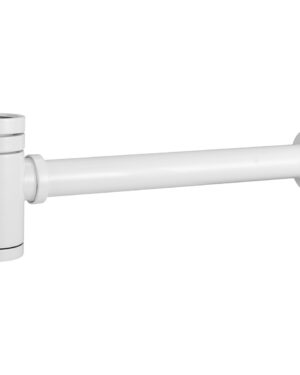 Sifão branco mate SCL002/BL IMEX para lavatório e bidé