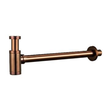 Sifão ouro rosa brilho SCL002/NOR IMEX para lavatório e bidé