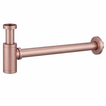 Sifão ouro rosa escovado SCL002/ORC IMEX para lavatório e bidé