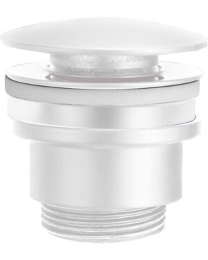 Válvula clic clac VCC007 Branco Mate IMEX para lavatório e bidé