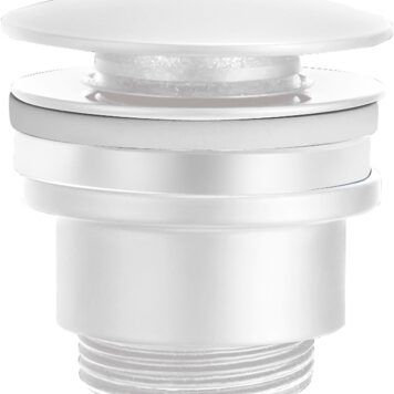 Válvula clic clac VCC007 Branco Mate IMEX para lavatório e bidé