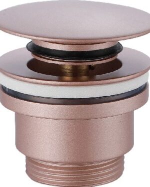 Válvula clic clac VCC015 Champanhe IMEX para lavatório e bidé
