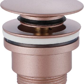 Válvula clic clac VCC015 Champanhe IMEX para lavatório e bidé