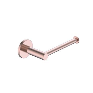 suporte papel higiénico essential ouro rosa escovado