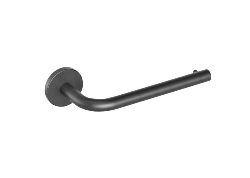 suporte de papel higienico em aço inox black gun metal pvd