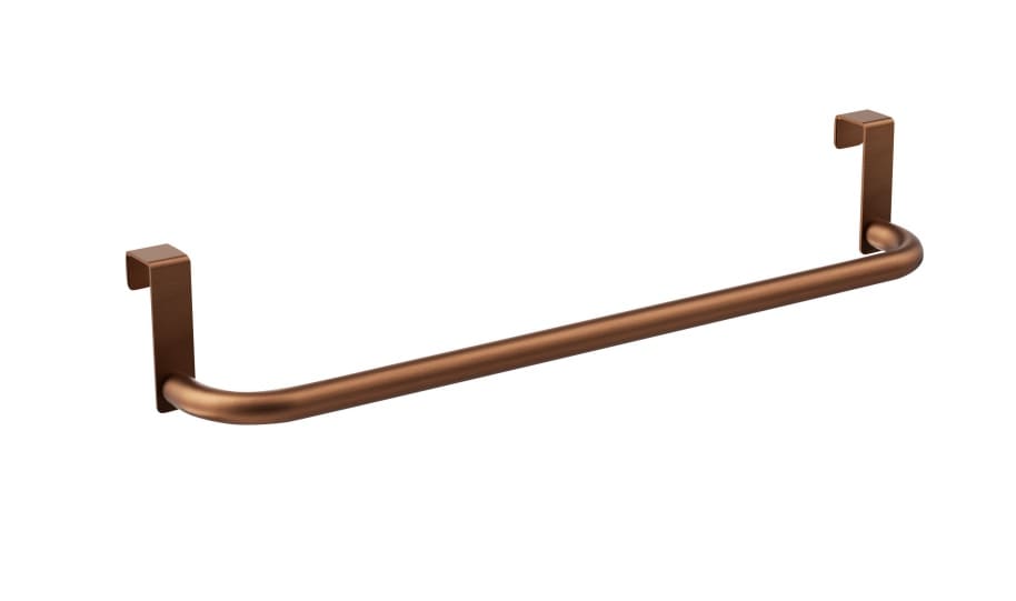 toalheiro para interior de movel em aço inox ouro rosa escovado pvd