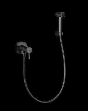 chuveiro higiénico imex série toscana com acabamento black gun metal.