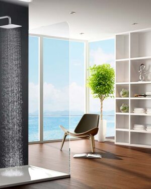 Rampa de duche extensível Imex-Art branco mate