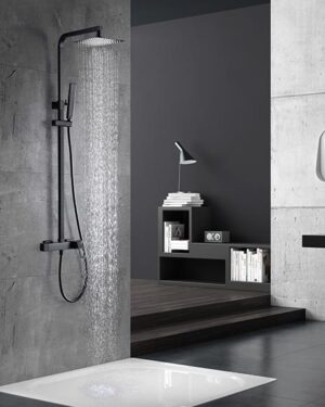 Conjunto de duche Imex série Suecia preto