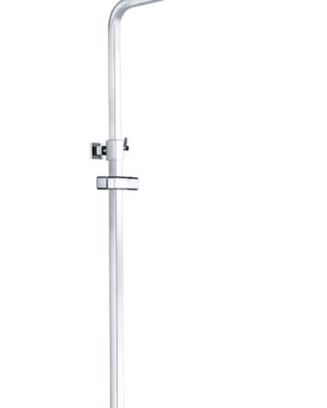 Barra de chuveiro extensível 82-126 cm, acabamento cromado.