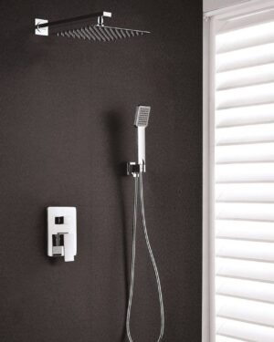 Chuveiro de parede inox