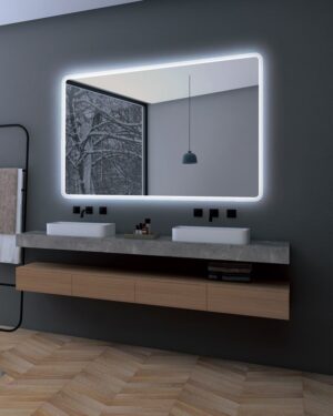 Espelho Led retangular Praga