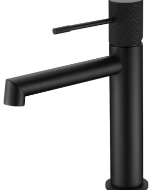Monocomando lavatório preto mate