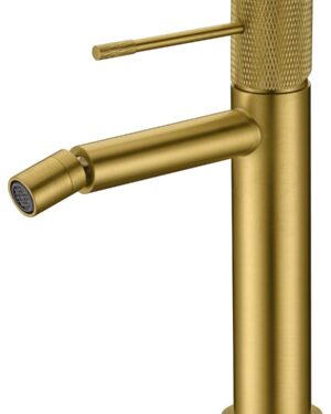 Torneira ouro escovado para bidé
